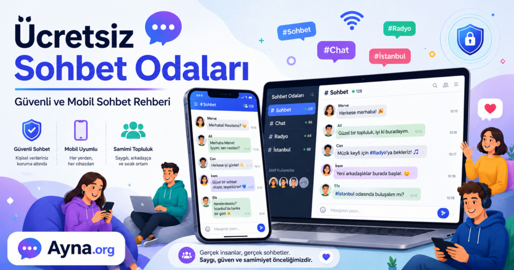 ücretsiz sohbet odaları rehberi